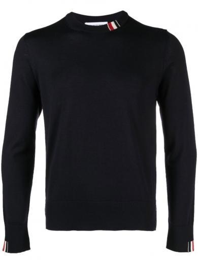 navy blue wool jumper