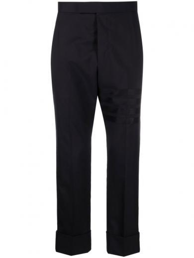 navy blue wool pants