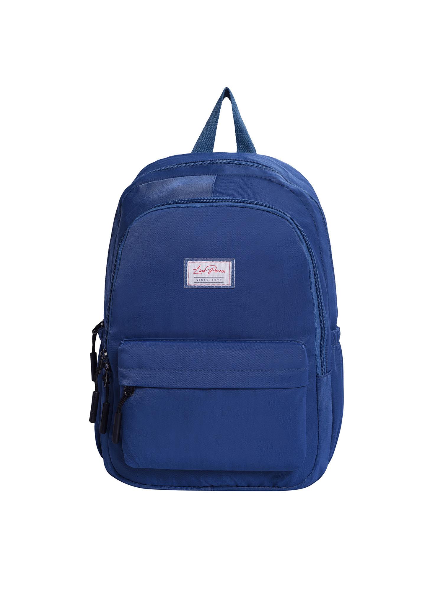 navy colored backpack
