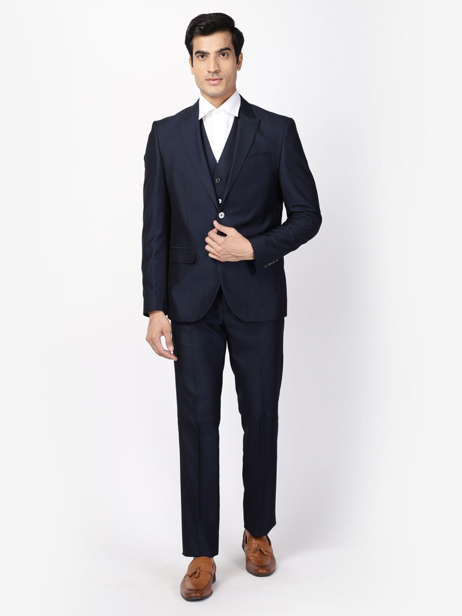 navy coloured suits (set of 3)
