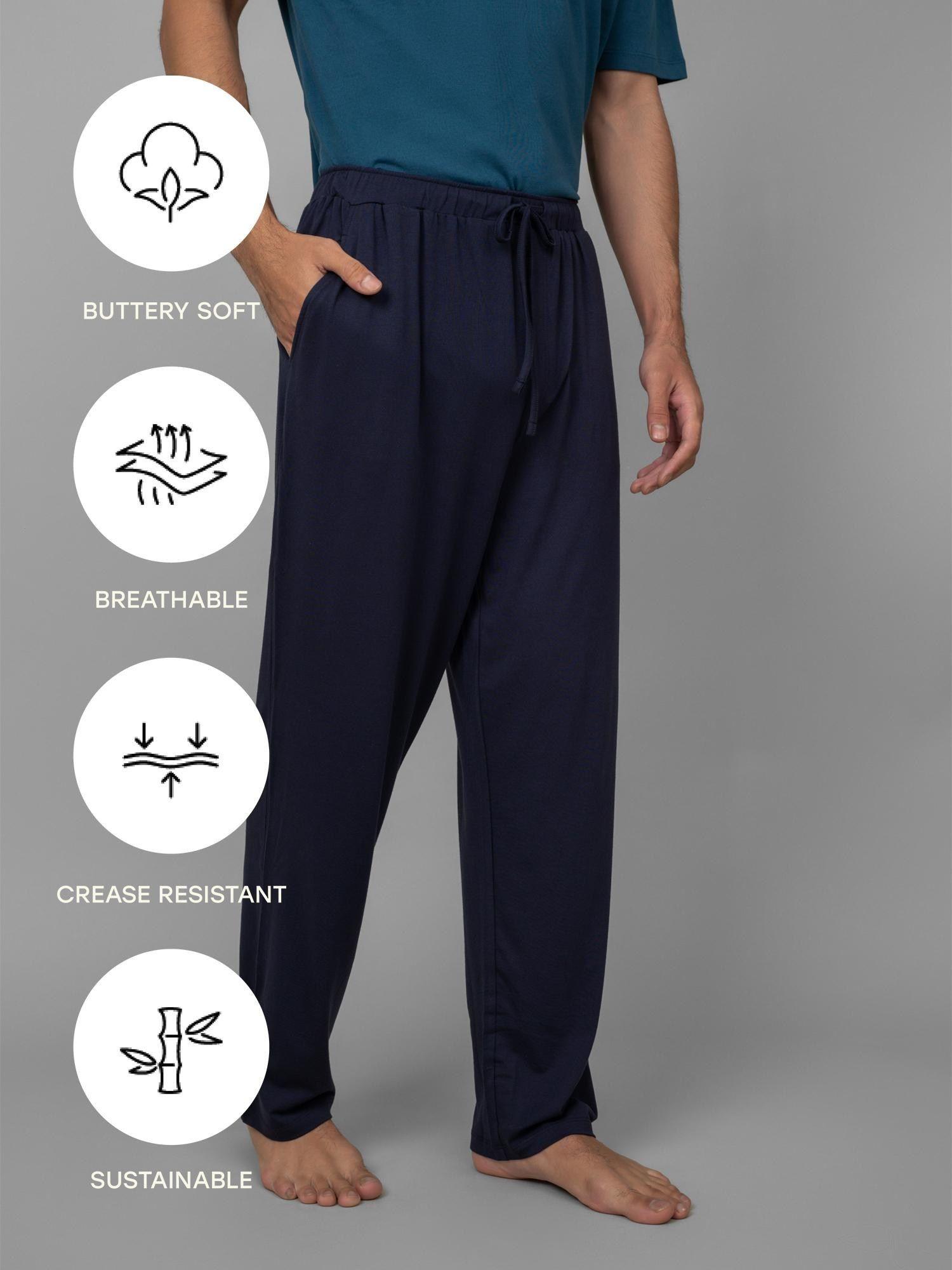 navy mens lounge pyjama