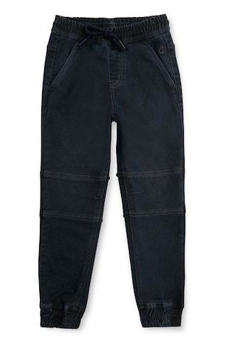 navy solid full length casual boys regular fit jeans