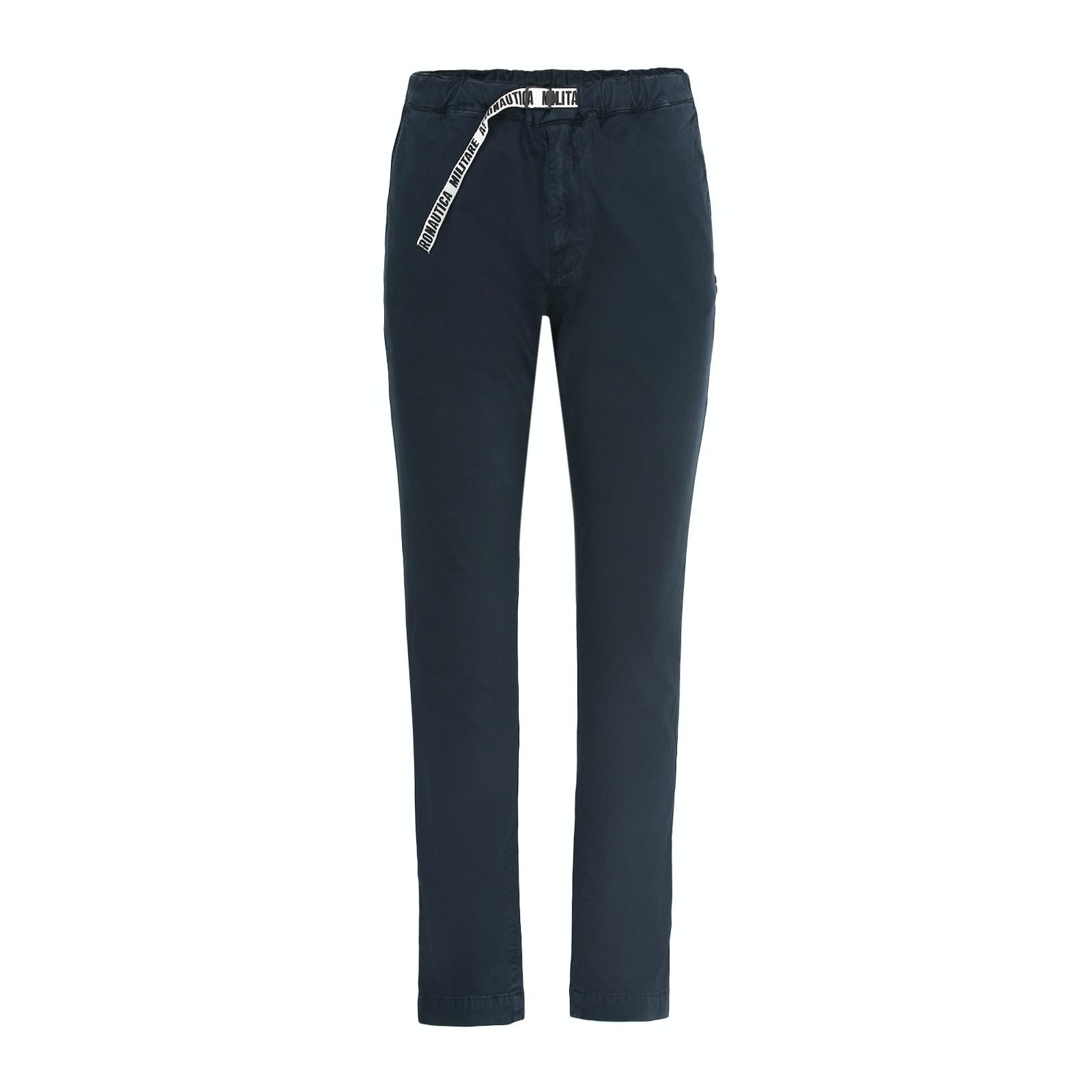 navy solid pant