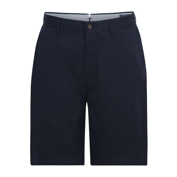 navy solid shorts