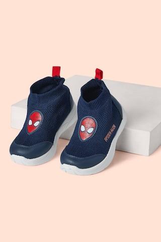 navy spider man casual boys character shoes