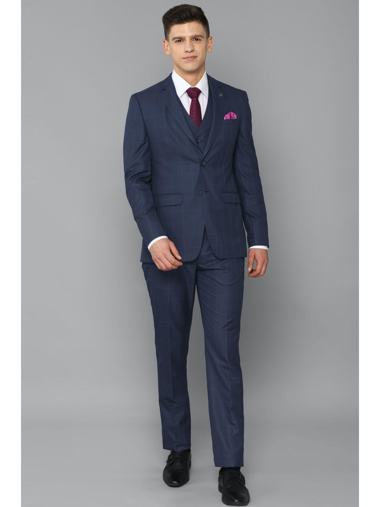 navy three piece suit (set of 3)