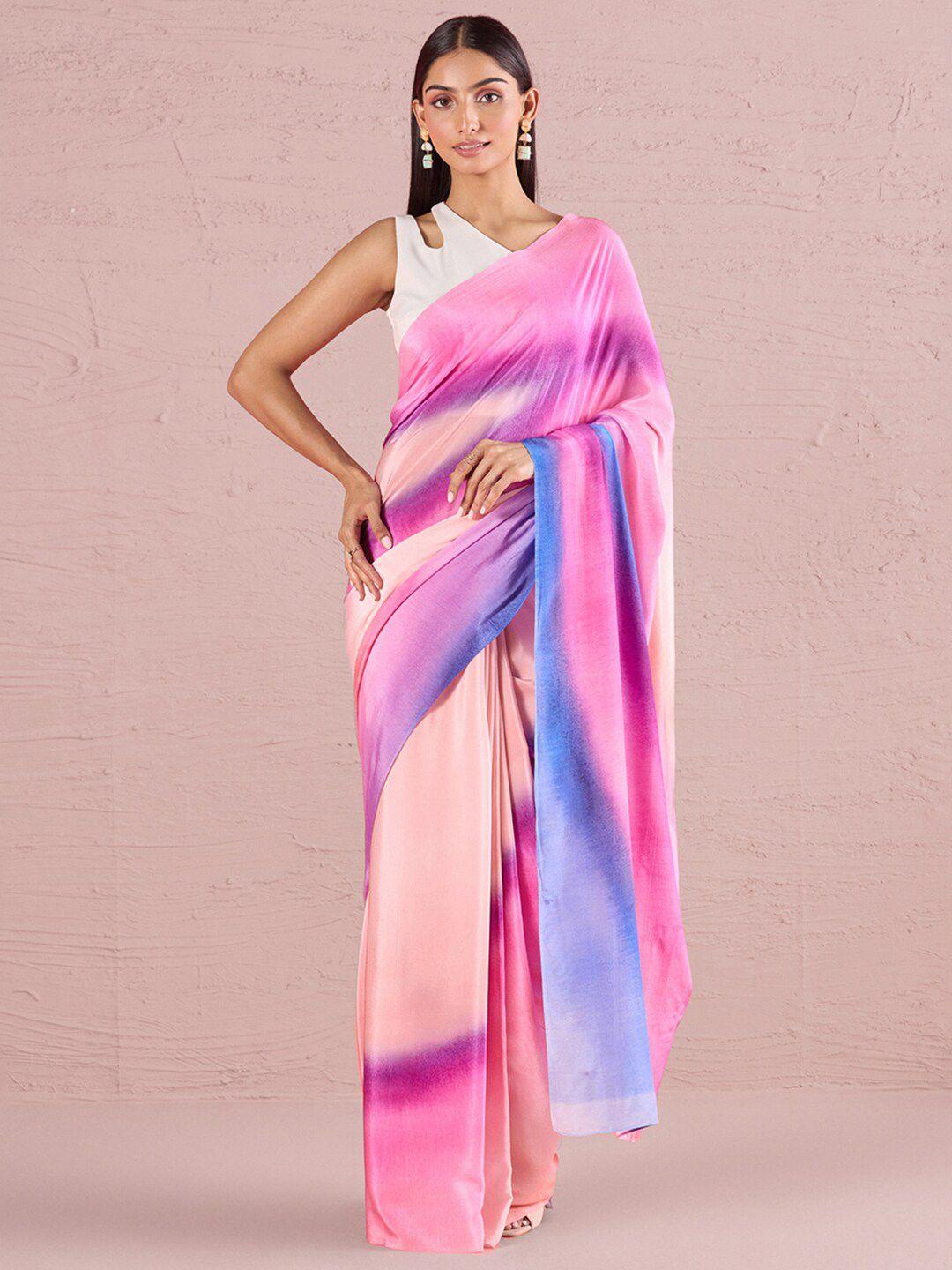 navyasa by liva abstract printed liva saree