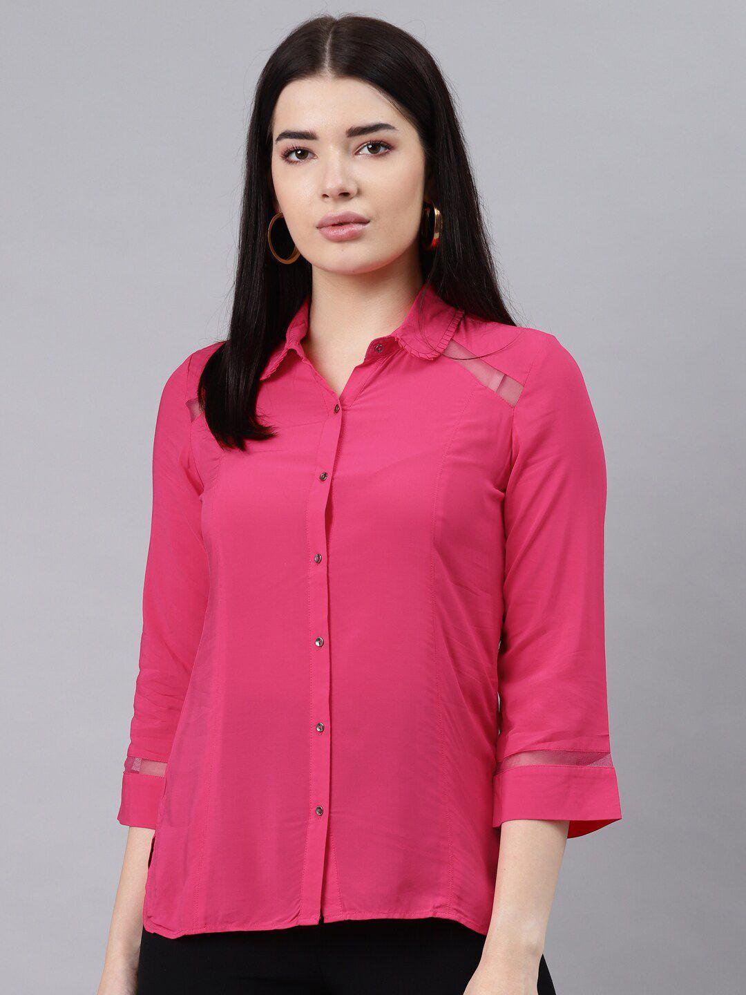 nayam by lakshita comfort fit casual shirt