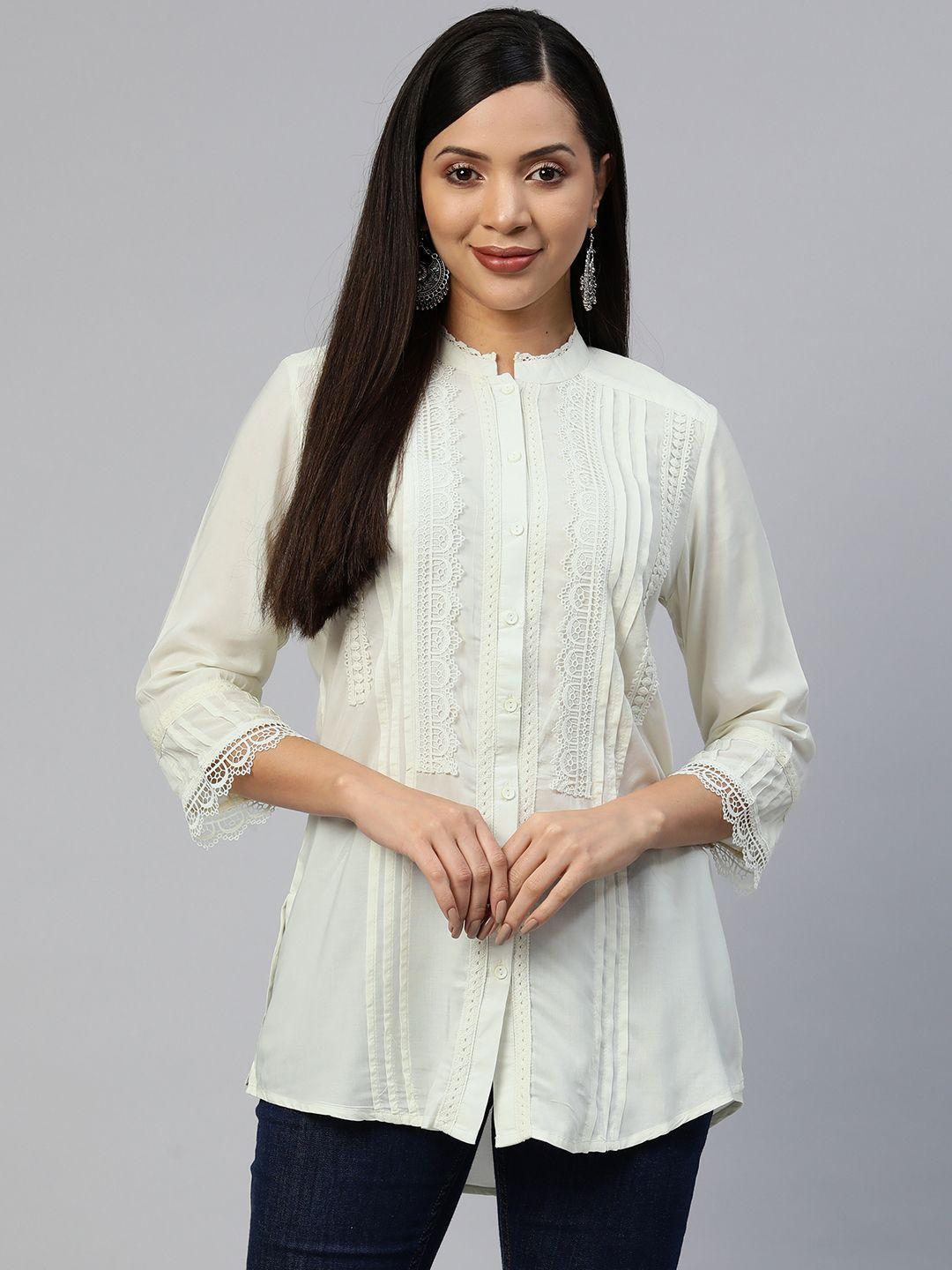 nayam by lakshita comfort opaque casual shirt