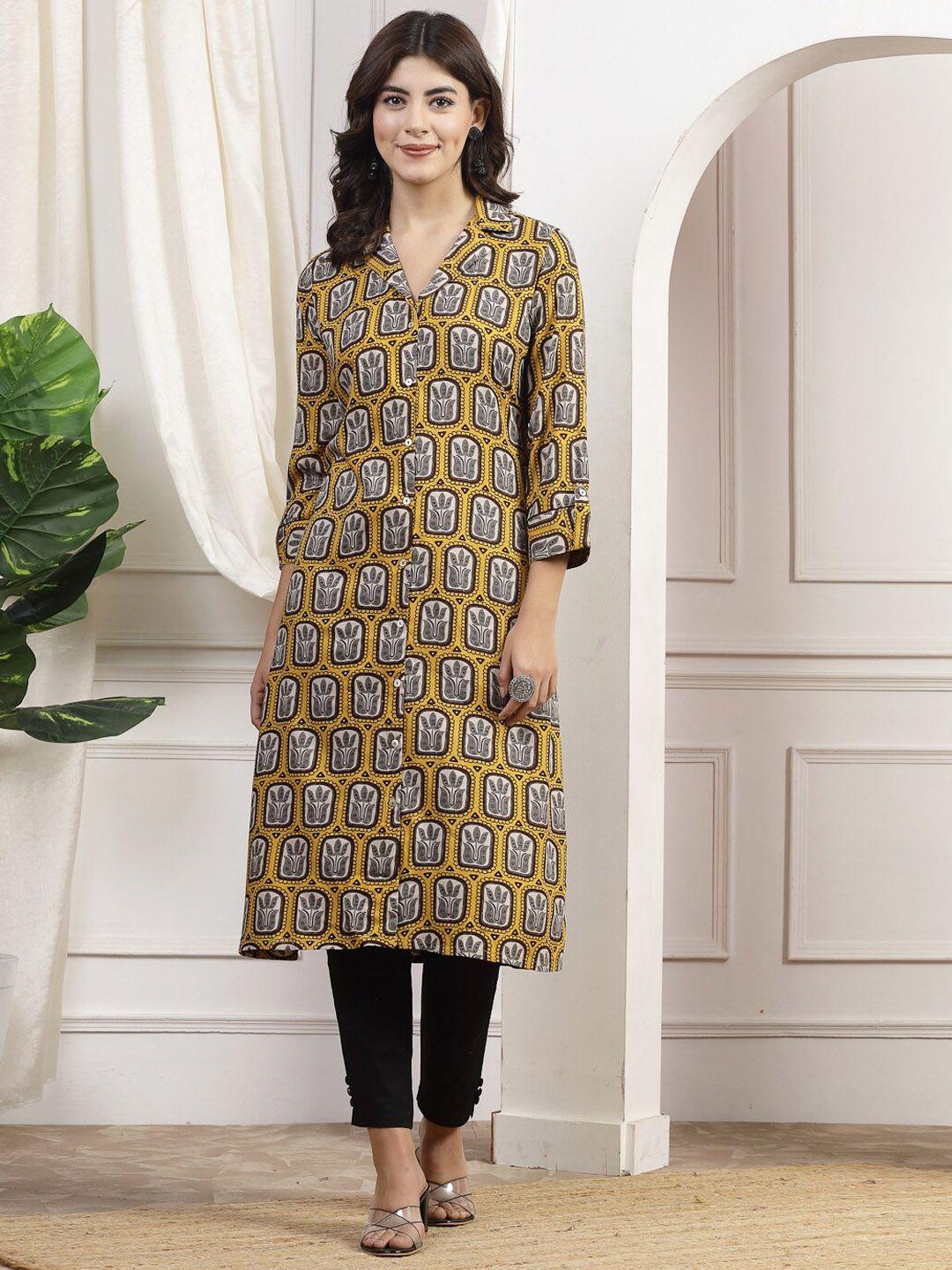 nayam by lakshita ethnic motifs printed straight kurta