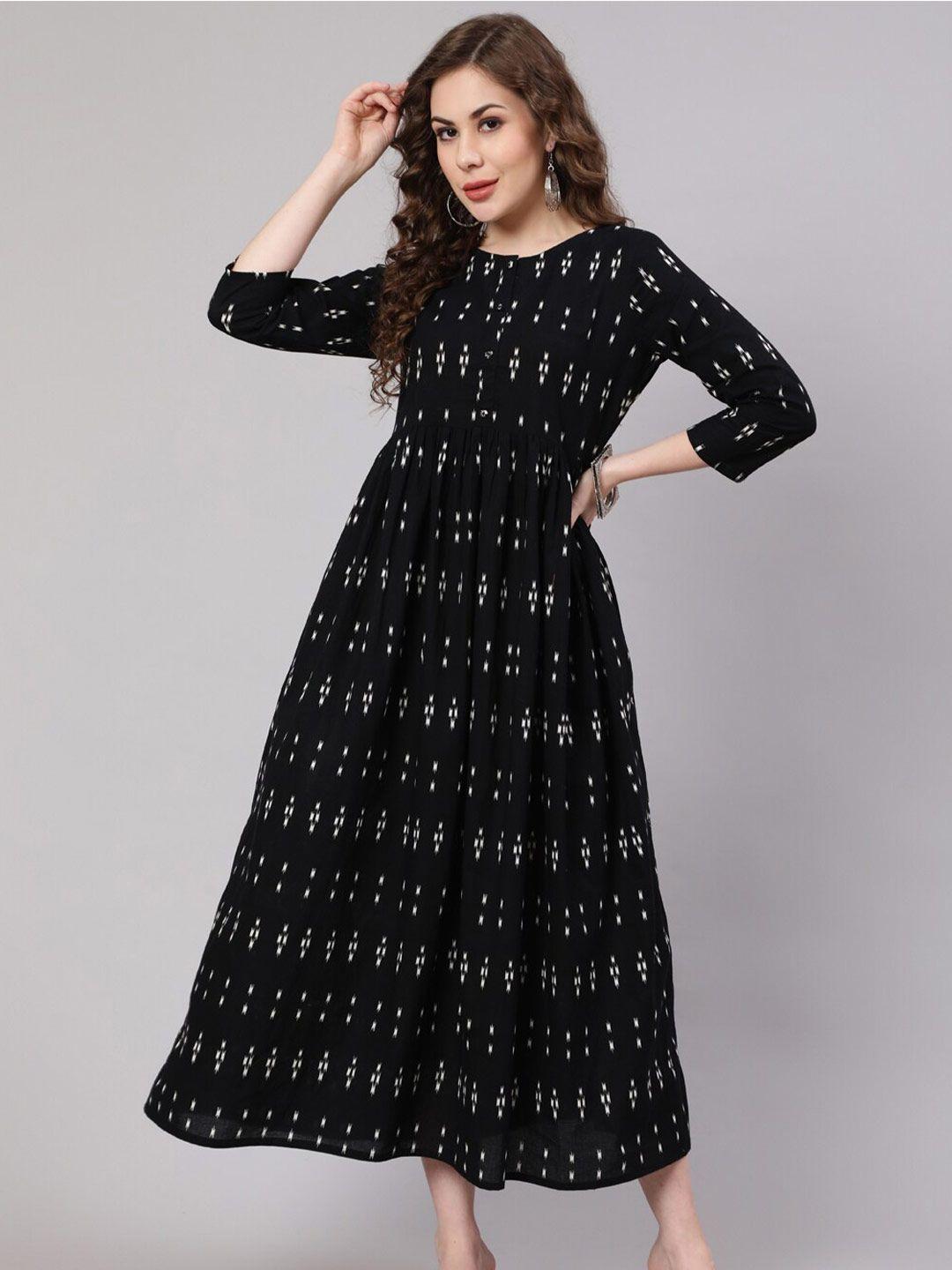nayo cotton ethnic maxi dress