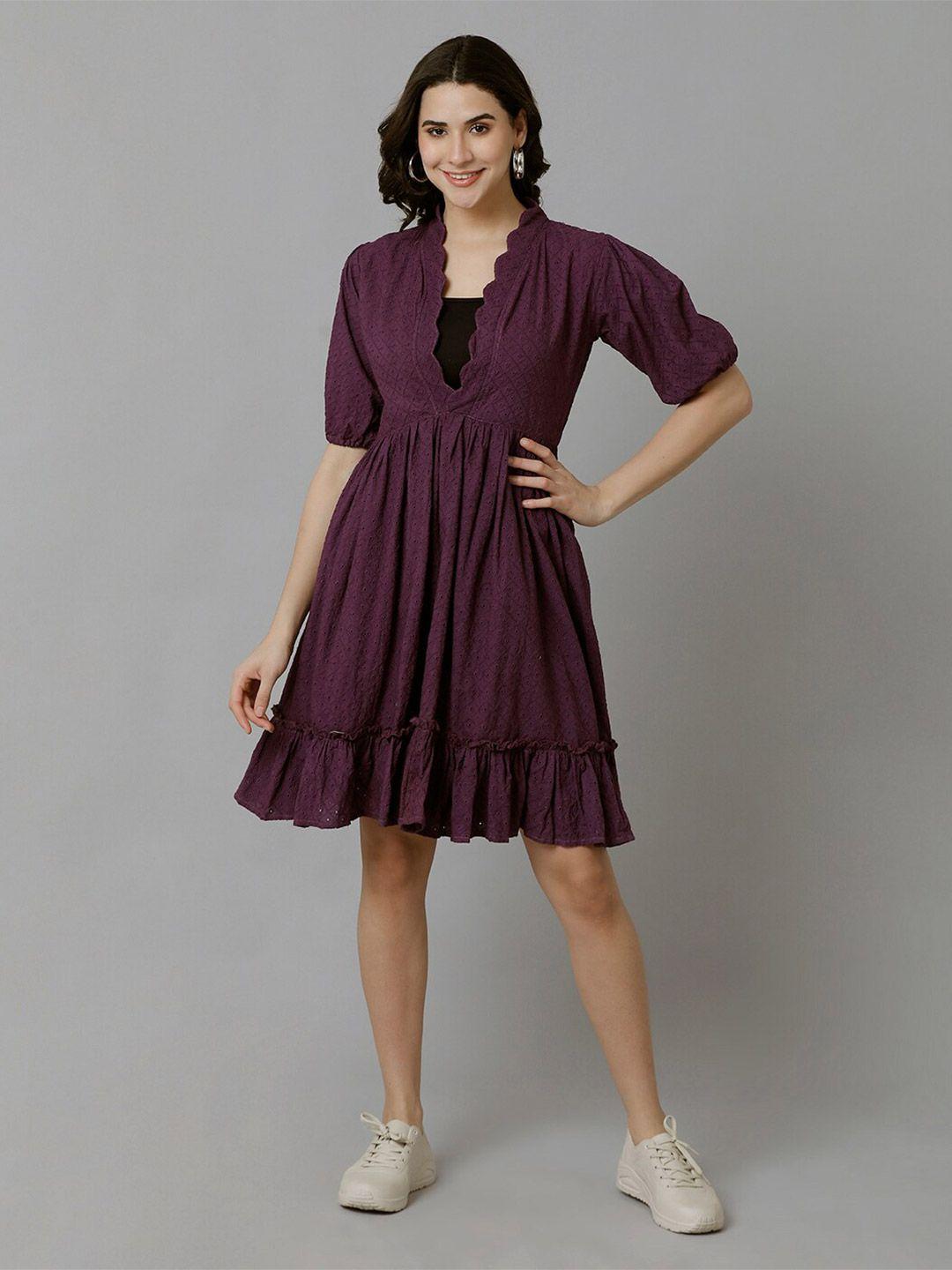 nayra fit & flare dress