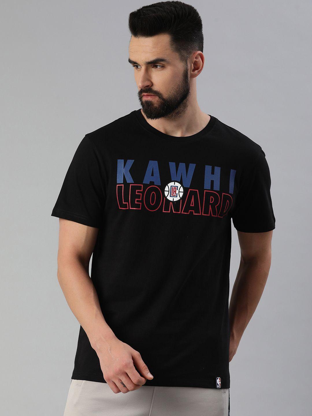 nba men typography clipper kawhi leonard t-shirt