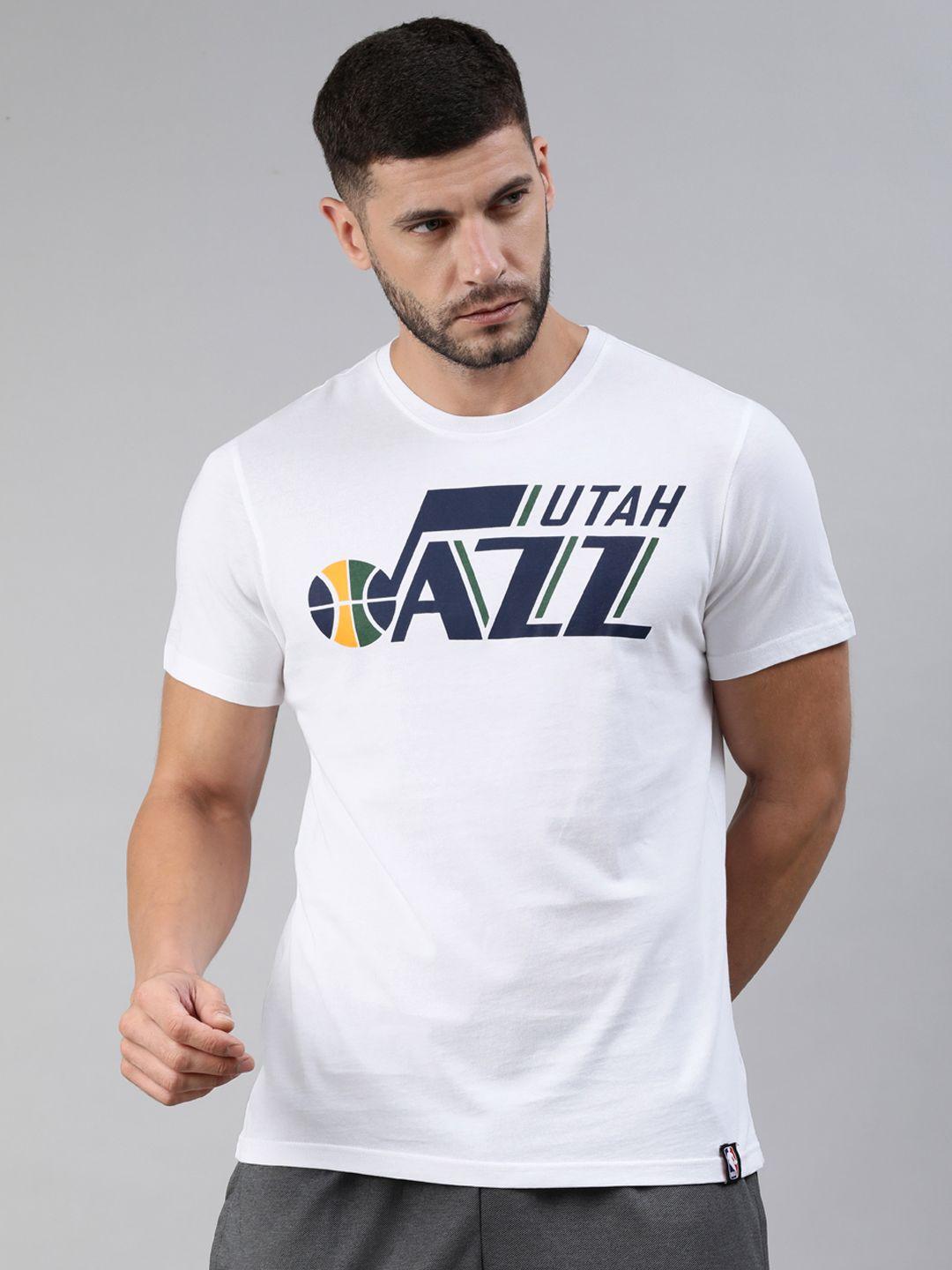 nba men white & blue nba donovan mitchell classic basketball t-shirt