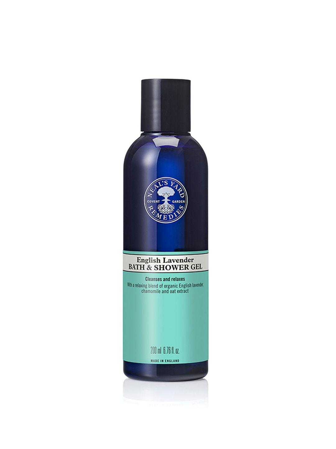 neal's yard remedies organic english lavender bath & shower gel - 200 ml