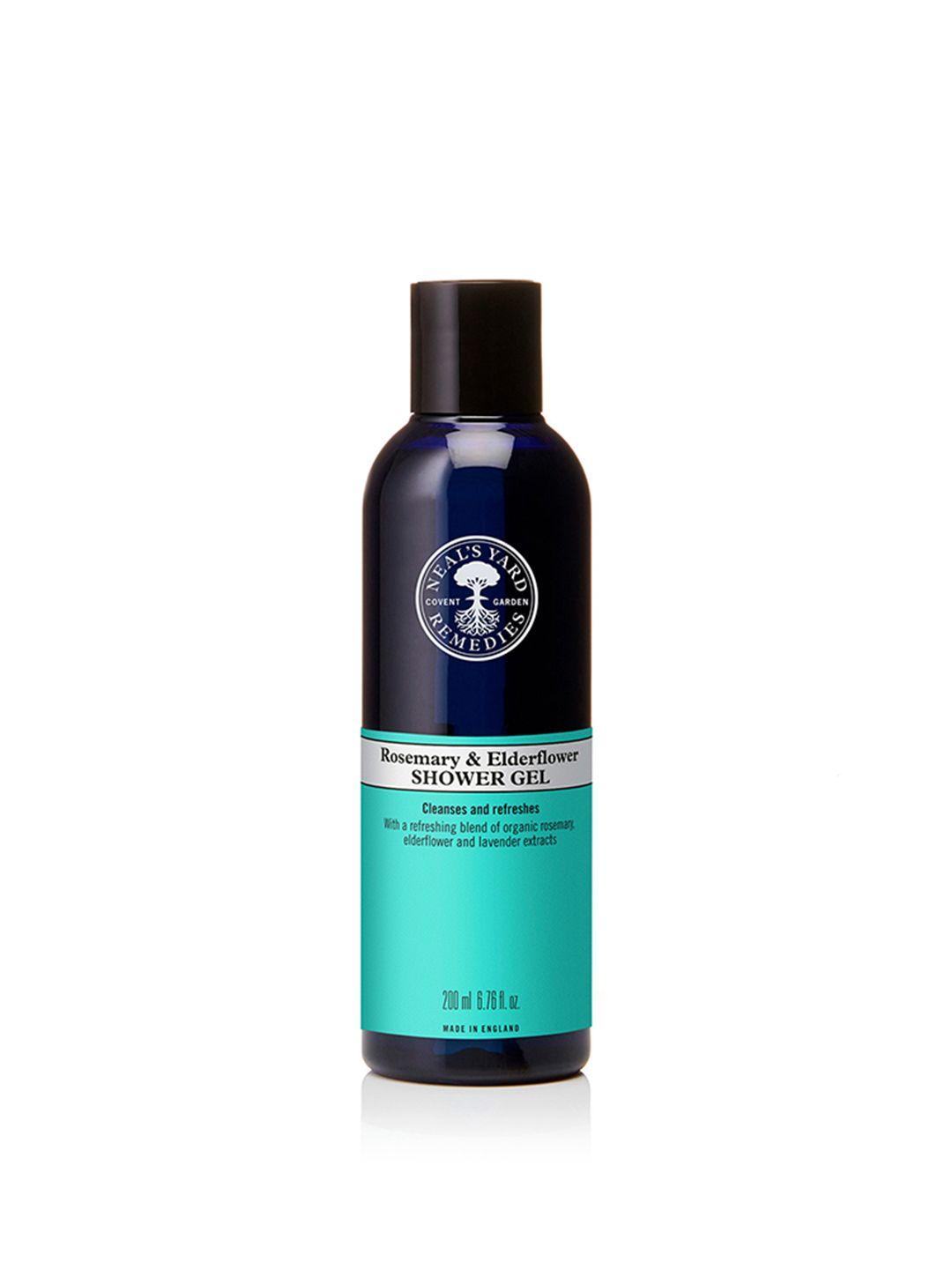 neal's yard remedies organic rosemary & elderflower shower gel - 200 ml