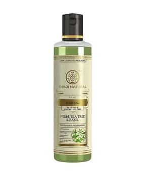 neem tea tree & basil hair oil