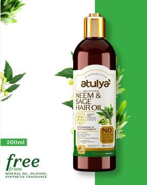 neem & sage hair oil