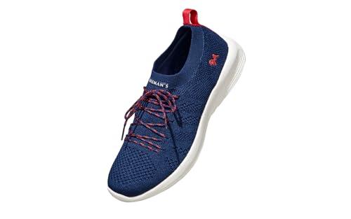 neeman's | the regular sneakers | casual shoes for men |navy blue uk9