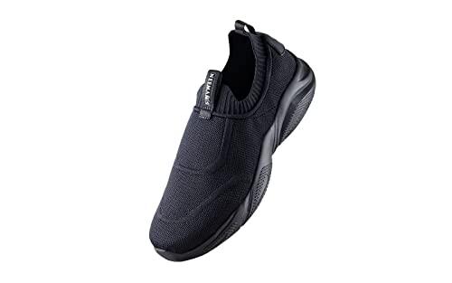 neeman's sole max slip on's for men | casual shoes for men| black, uk-8