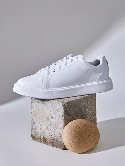 neemans men's classic white casual sneakers
