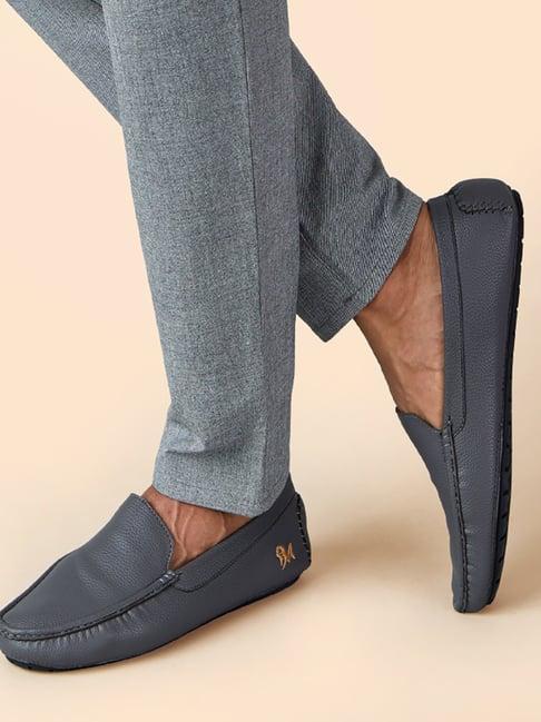 neemans men's dapper grey loafers