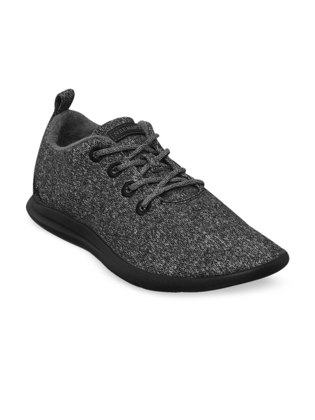 neemans unisex grey wool joggers sneakers