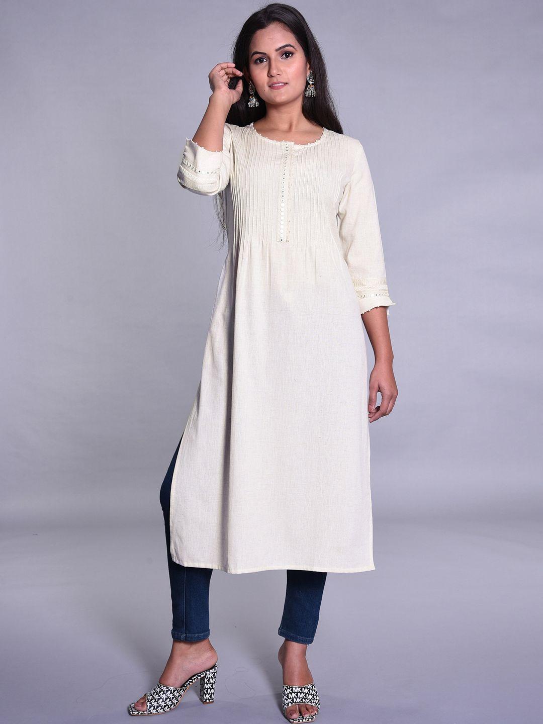 neemiya striped yoke design kurta