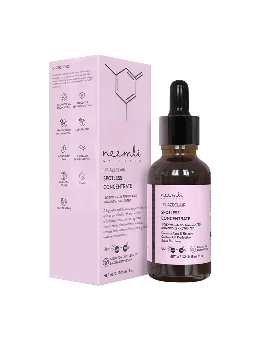 neemli naturals 17% azeclair spotless concentrate face serum - 15 ml