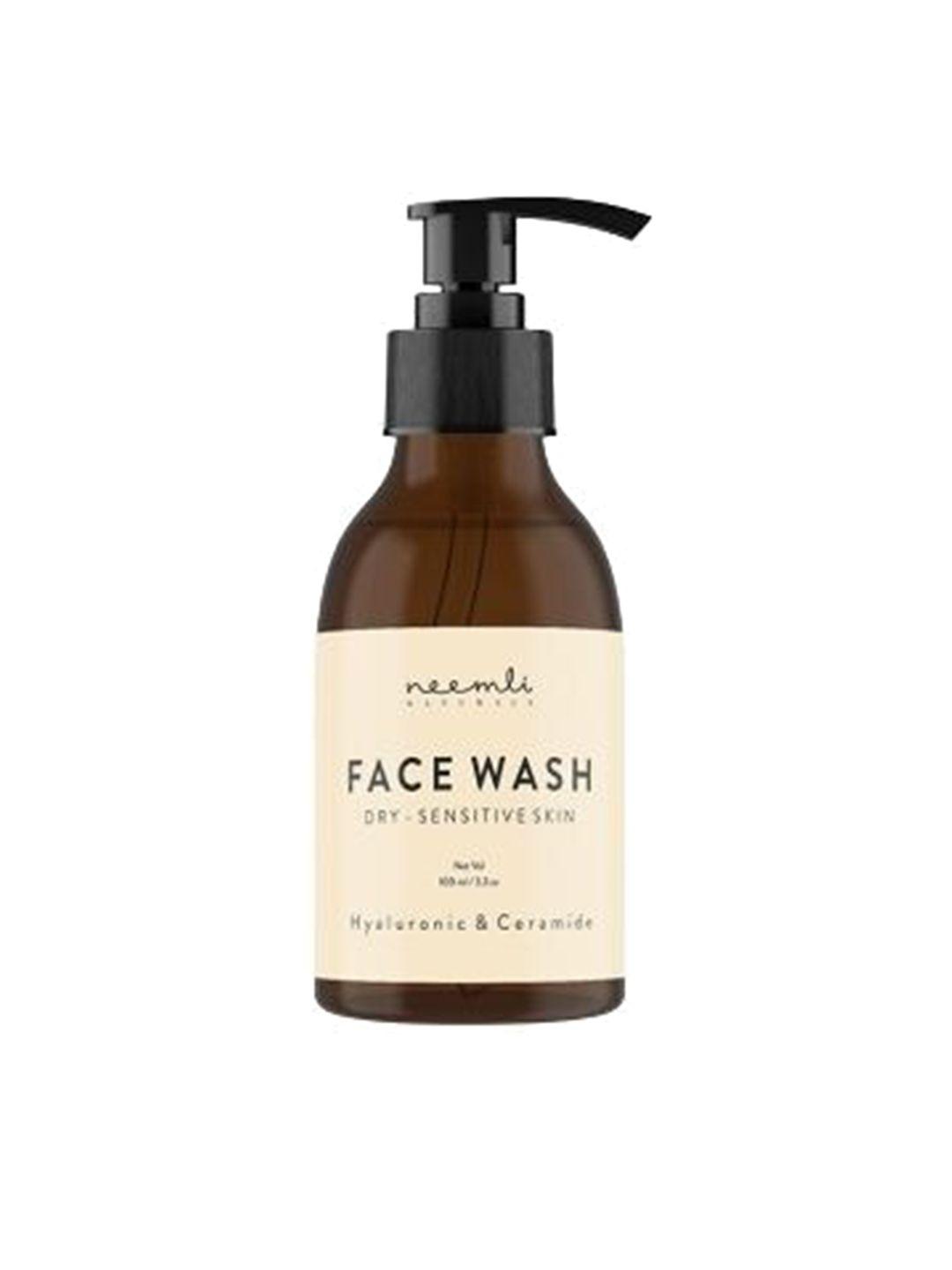 neemli naturals hyaluronic & ceramide face wash 100ml