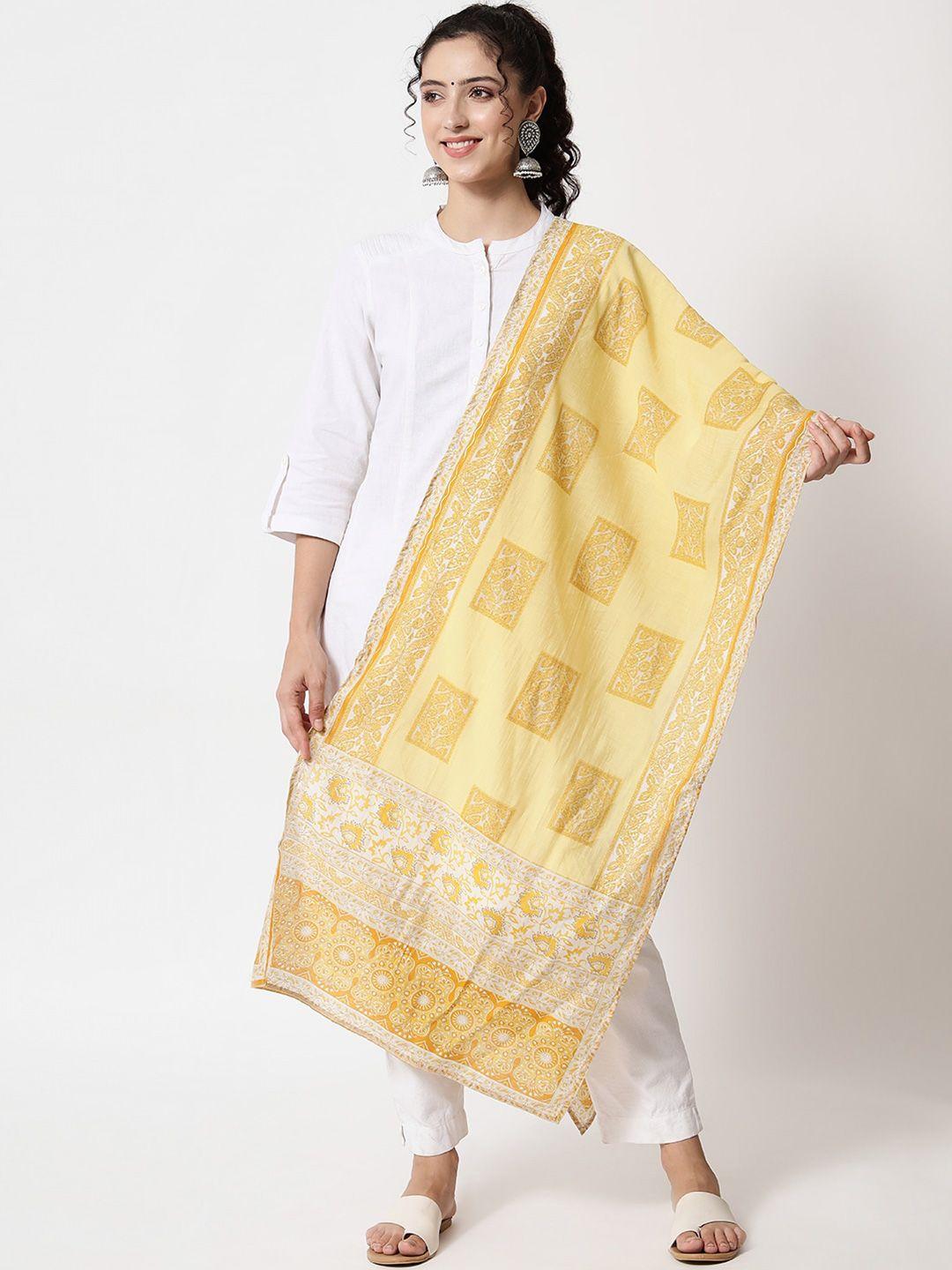 nehamta printed organza foil print dupatta