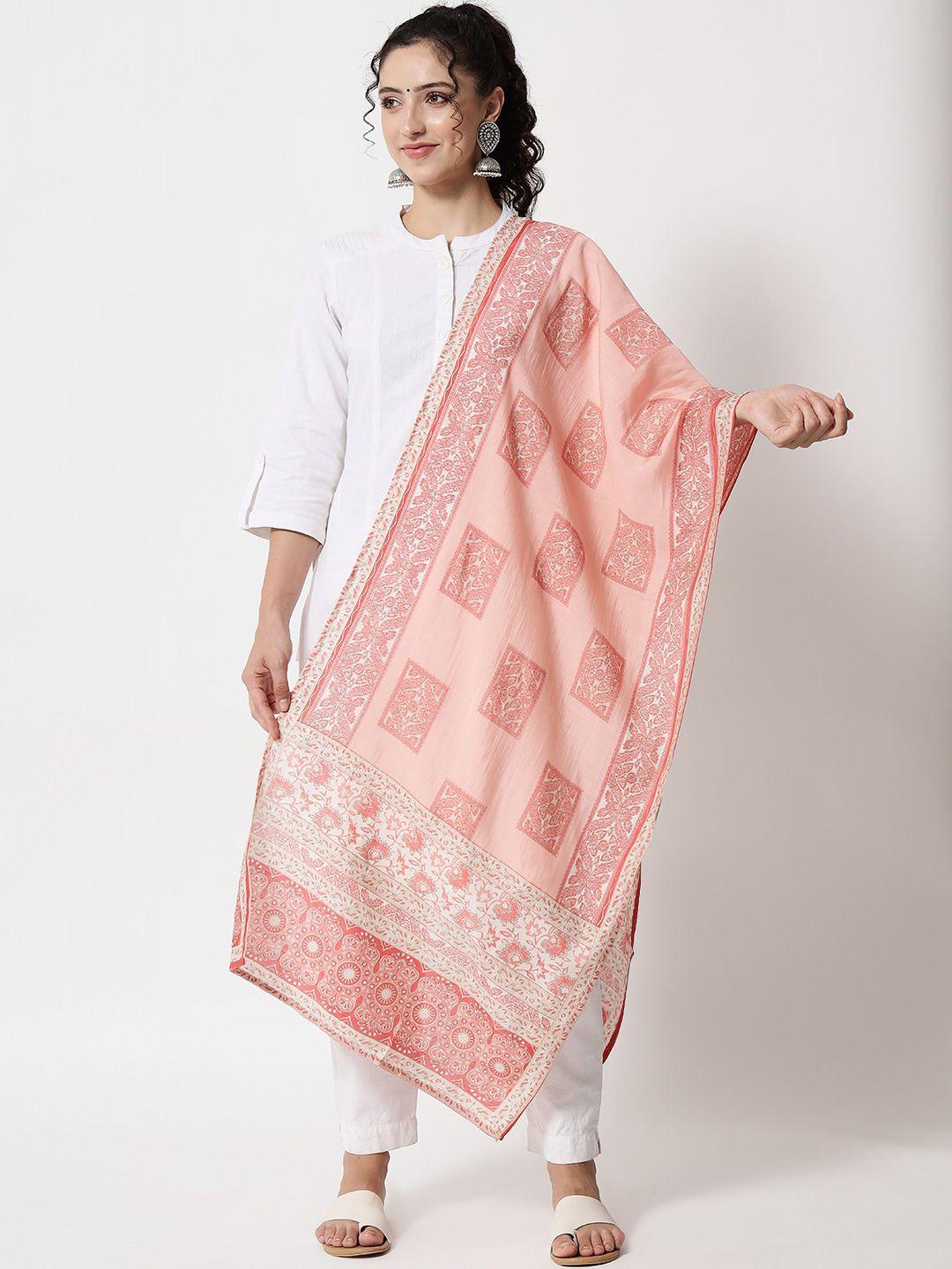 nehamta printed organza foil print dupatta