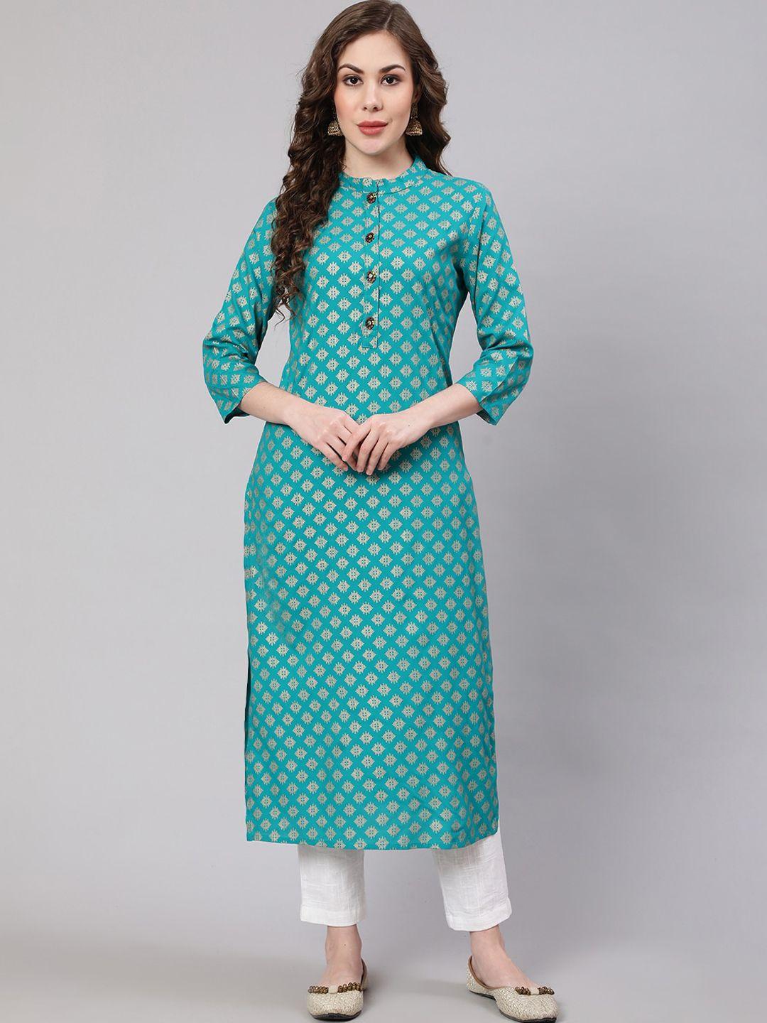 nehamta women ethnic motifs printed indie prints kurta