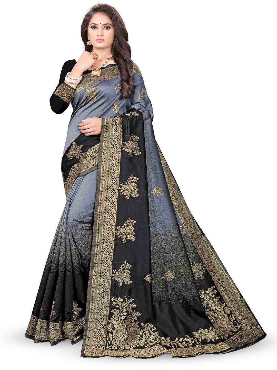 nency fashion woven design zari banarasi saree