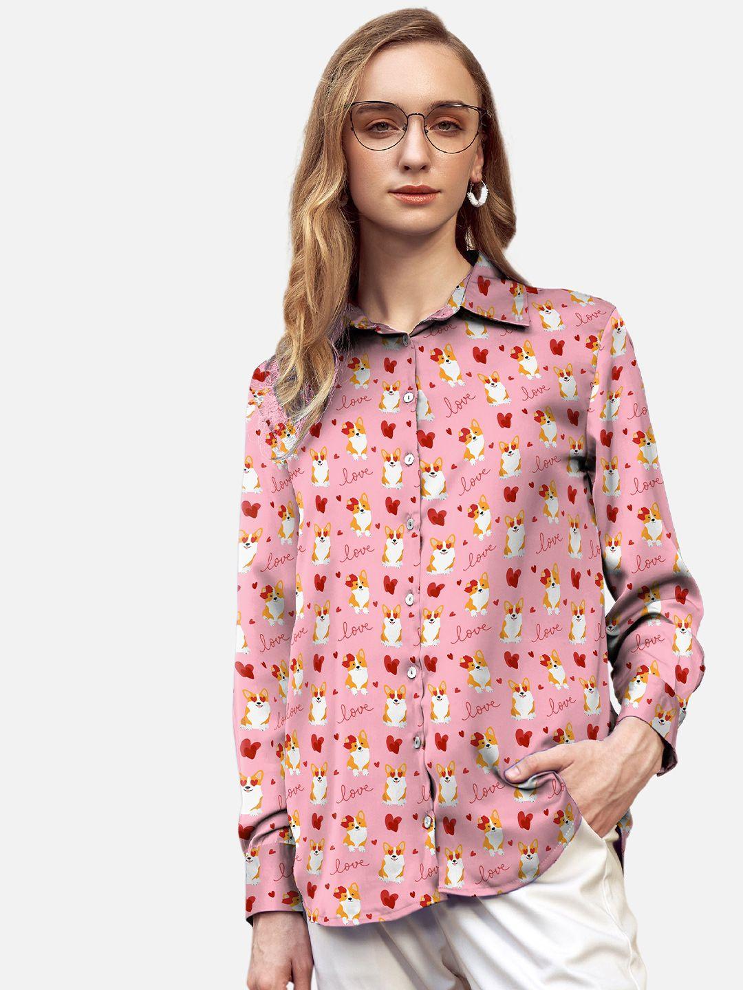 neofaa conversational printed casual shirt