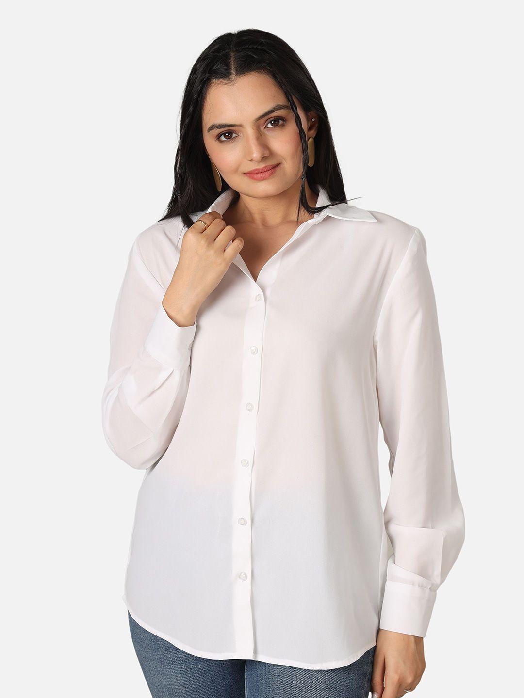 neofaa women custom semi sheer semiformal shirt
