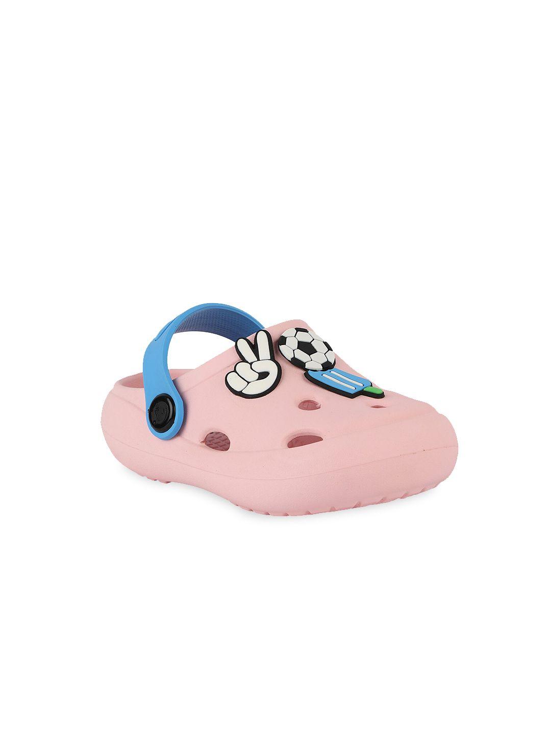 neoz kids applique embellished rubber clogs