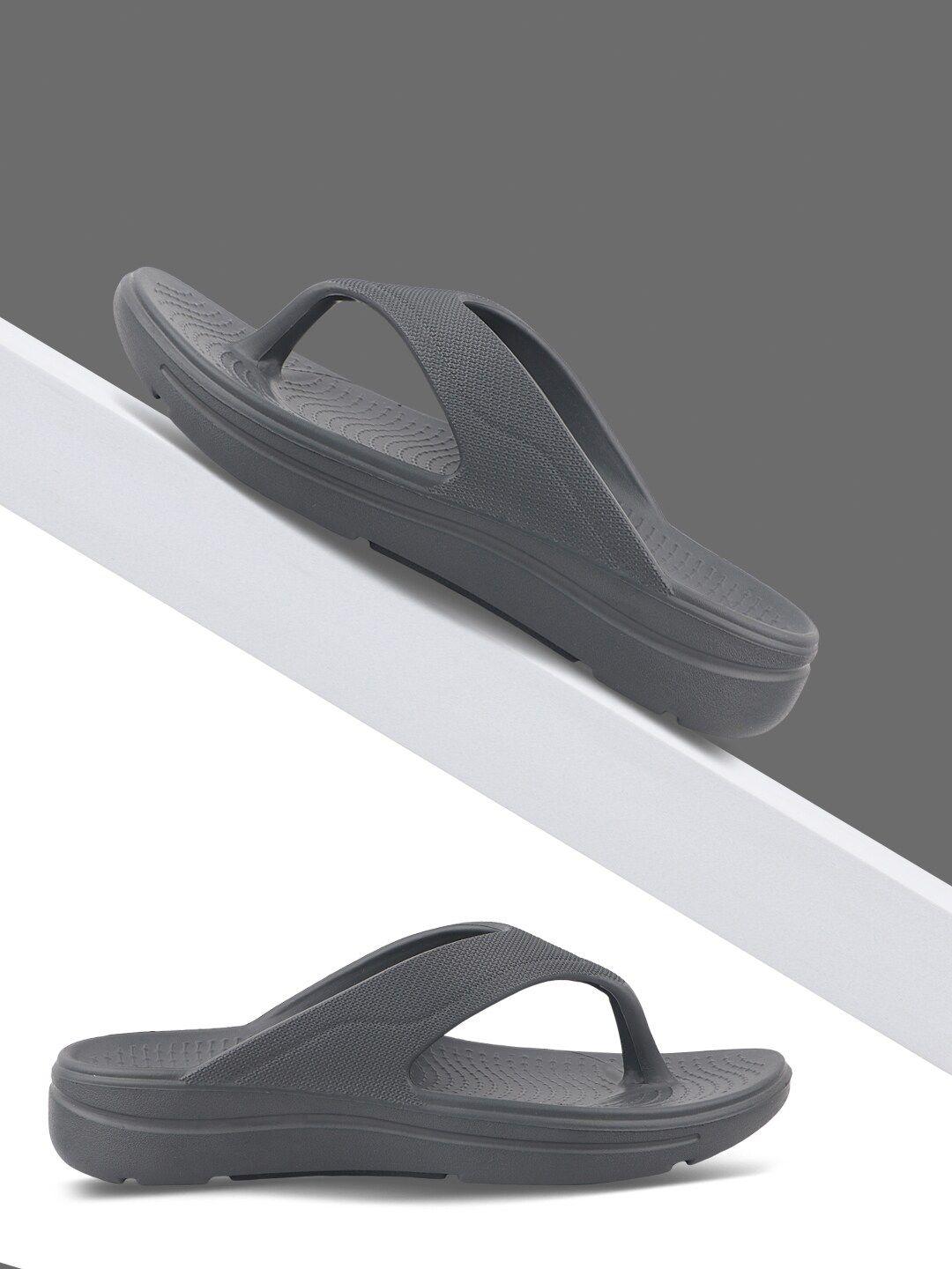 neoz men textured thong flip-flops