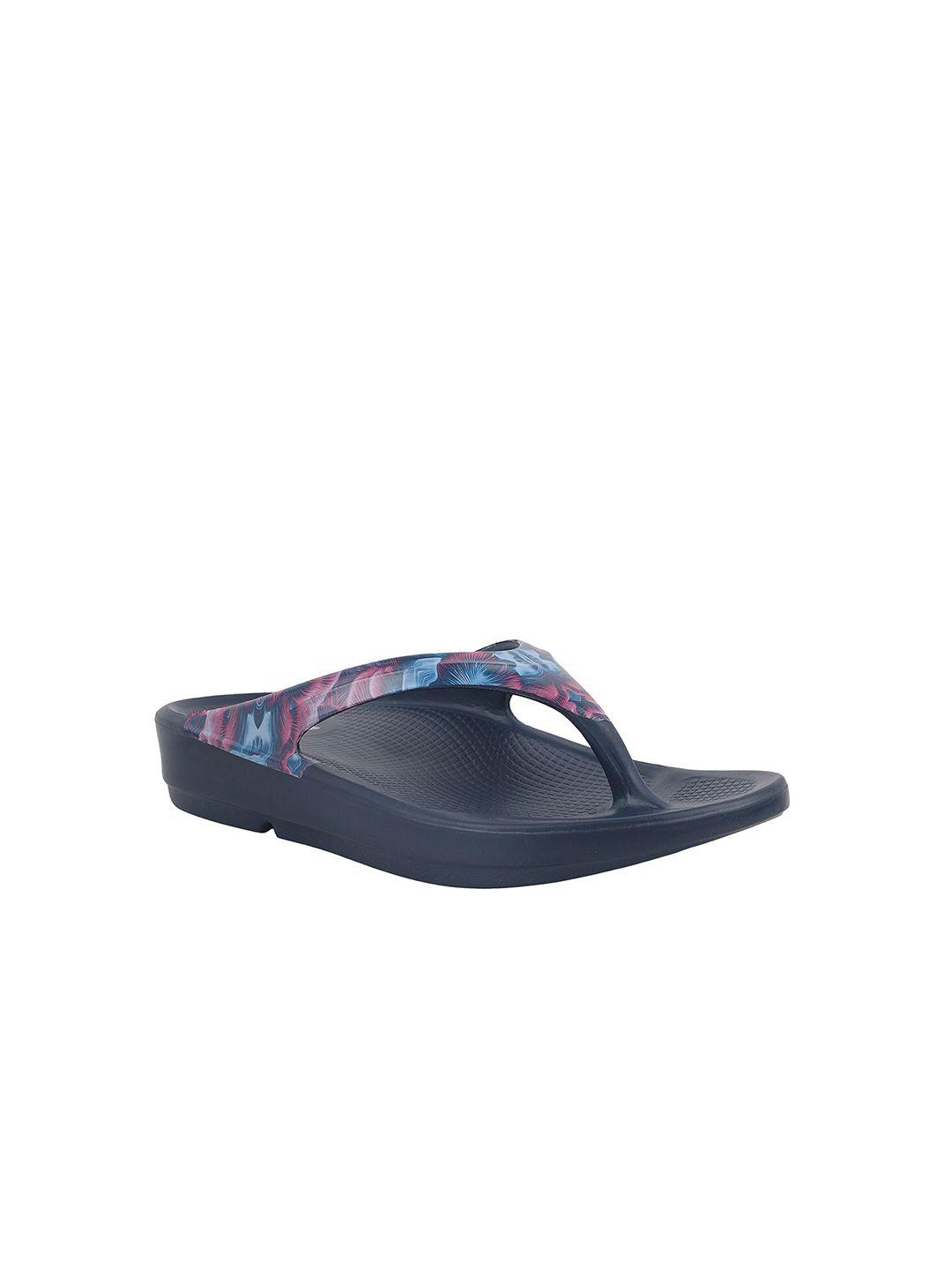 neoz women printed thong flip-flops