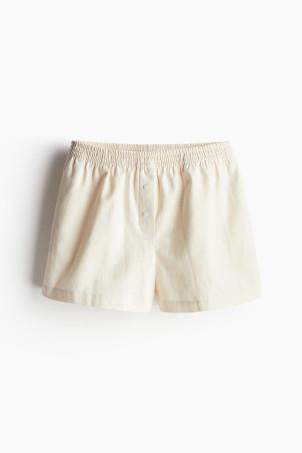 nepped twill shorts