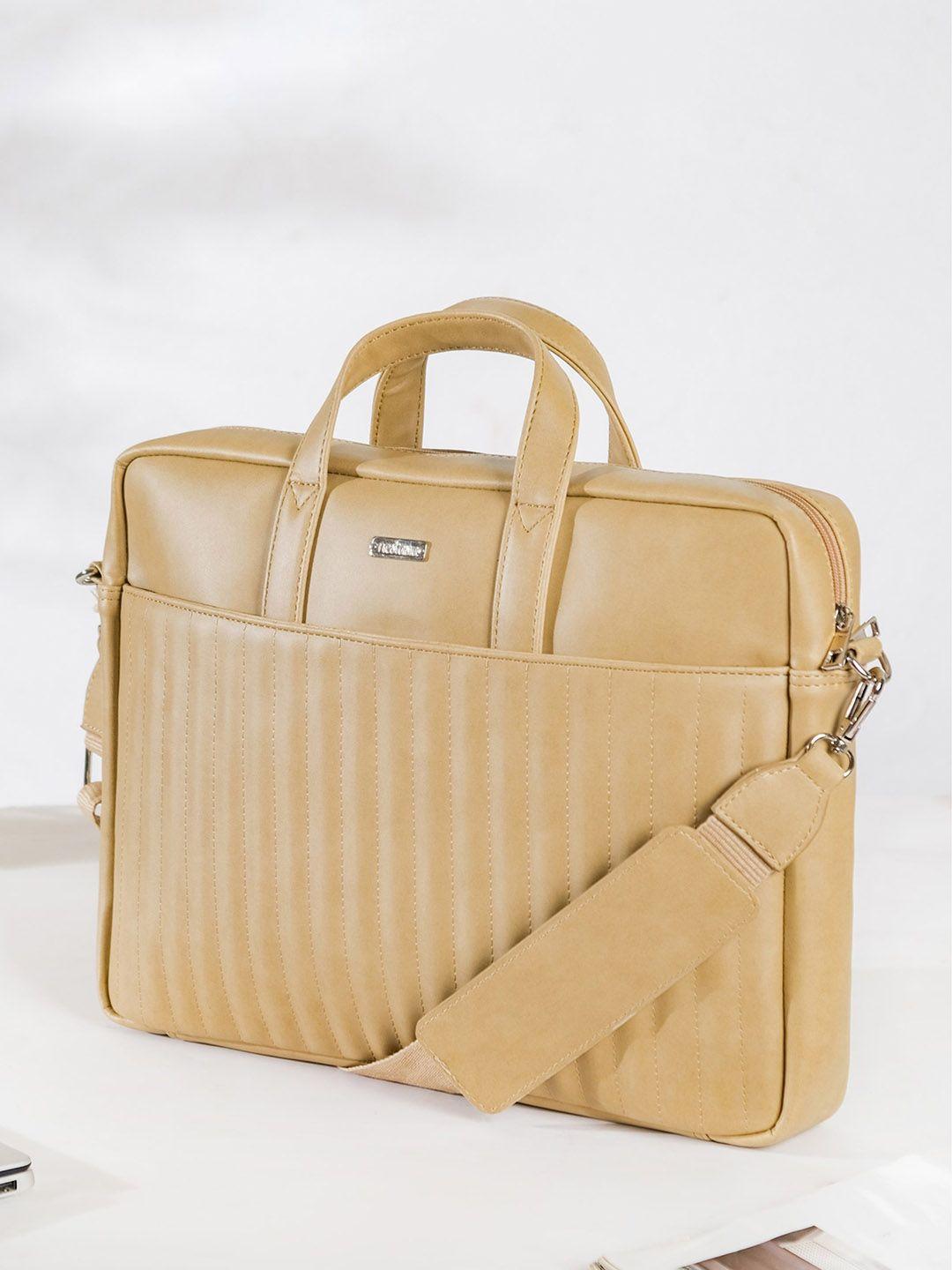 nestasia padded textured laptop bag