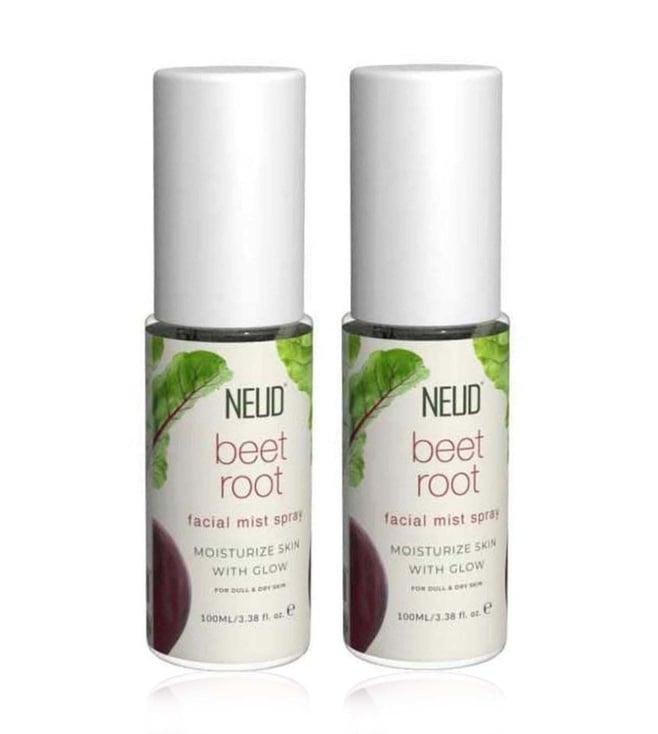 neud beet root facial mist spray for glowing & moisturized skin - 100 ml each (pack of 2)