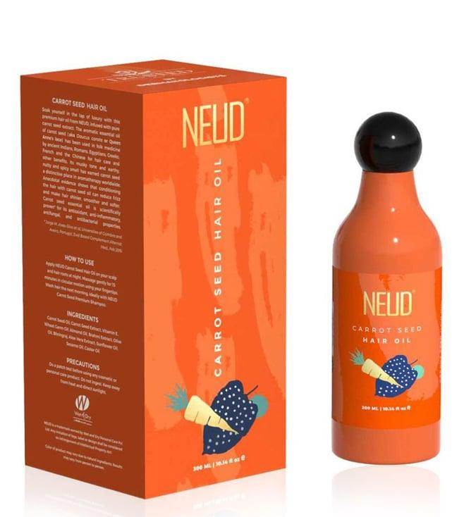 neud carrot seed premium hair oil for men & women - 1 pack - 300 ml
