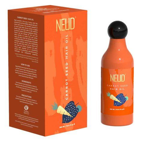 neud carrot seed premium hair oil for men & women - 300 ml