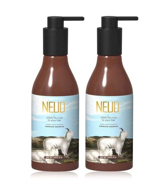 neud goat milk premium shampoo - 300 ml each (pack of 2)