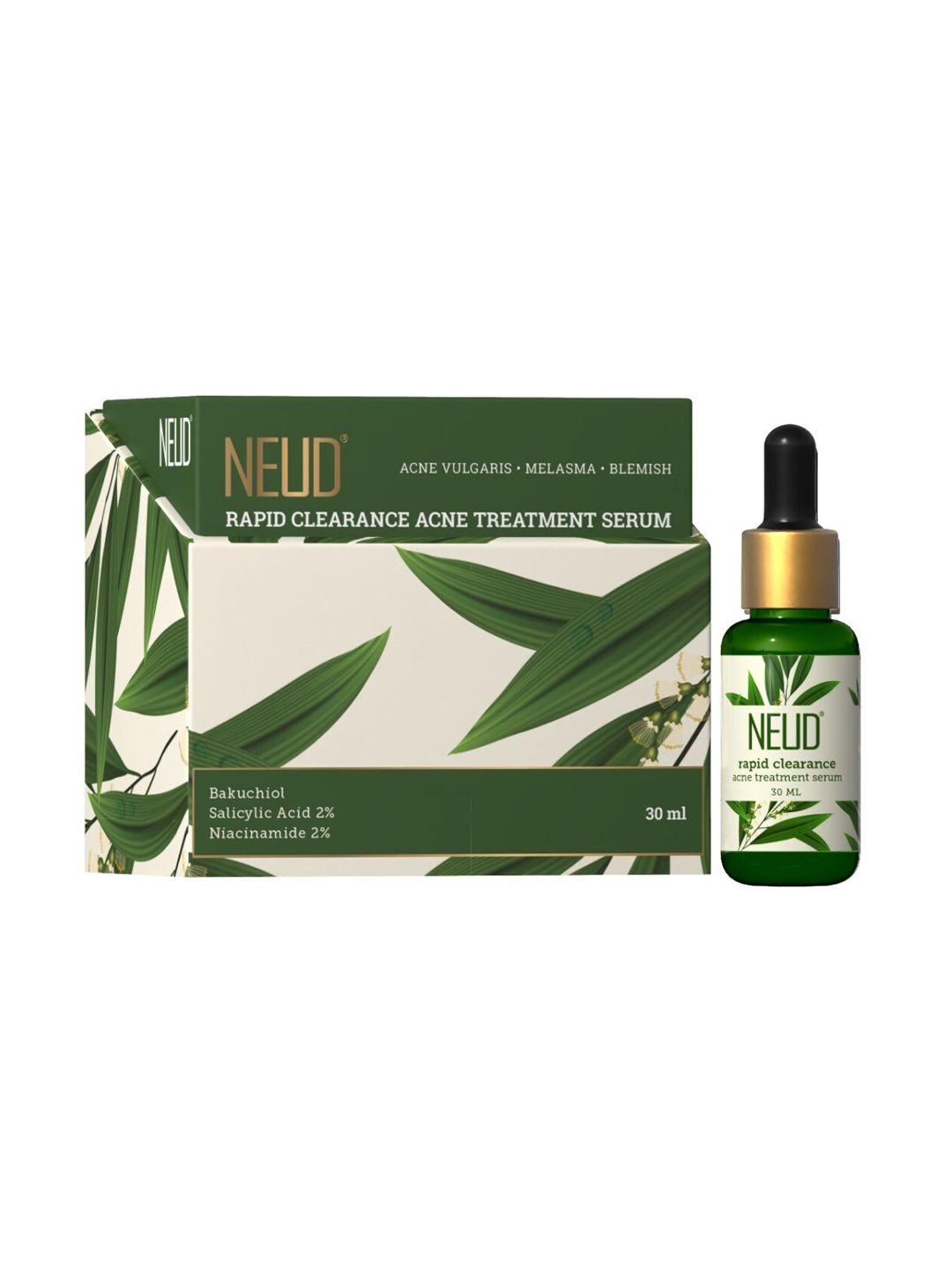 neud rapid clearance acne treatment face serum with salicylic acid & bakuchiol 30 ml
