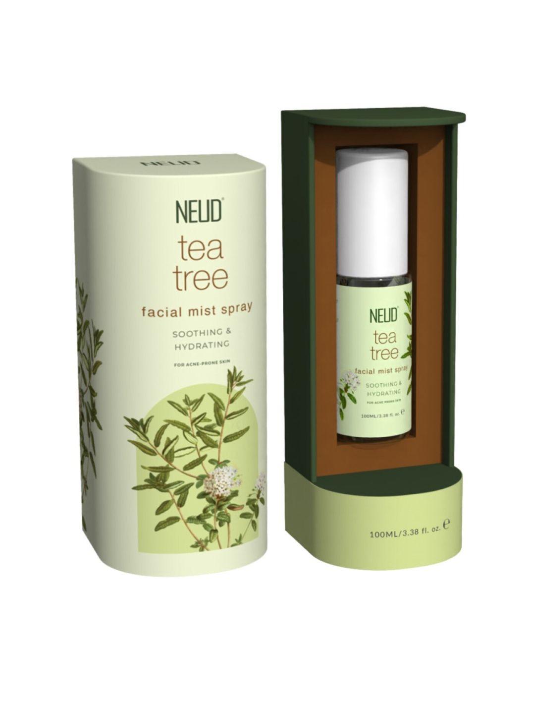 neud tea tree soothing & hydrating facial mist spray 100 ml