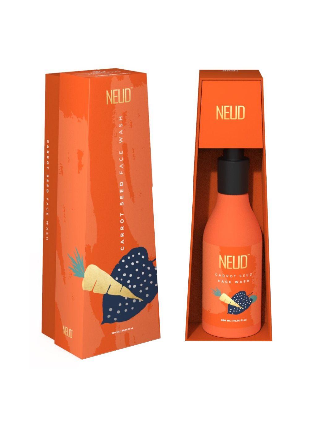 neud carrot seed face wash - 300 ml