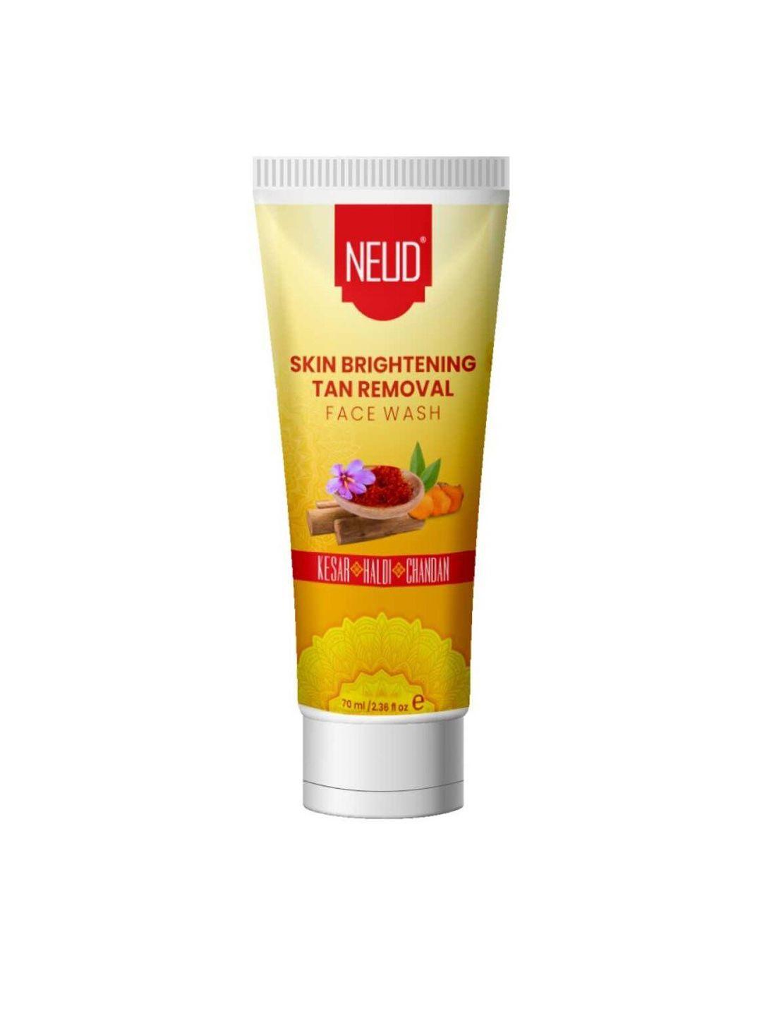 neud skin brightening tan removal face wash