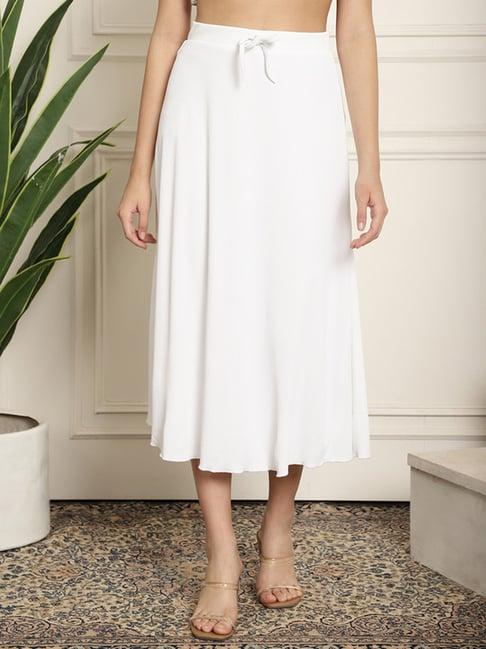 neudis white midi skirt